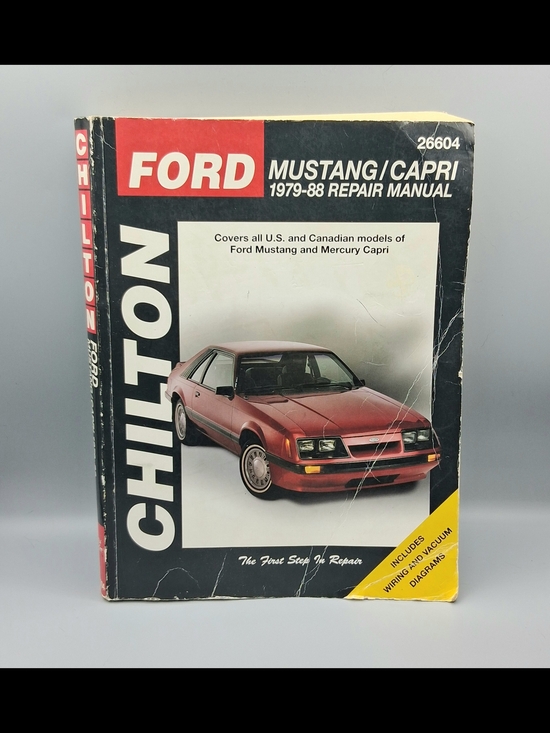 Chilton Other - 1979-88 Ford Mustang/Capri Repair Manual ChiltonCHILTON AUTOMOTIVE REPAIR MANUAL